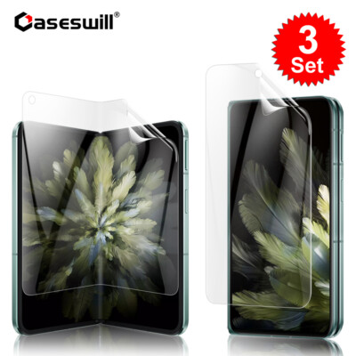 For OnePlus Open Caseswill Premium HD Clear Soft TPU Film Screen Protector