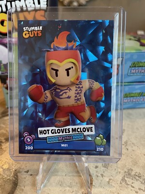 2023 Scopely Diramix Stumble Guys Invasion Blue Mythic Edition 3D Hot Gloves M01