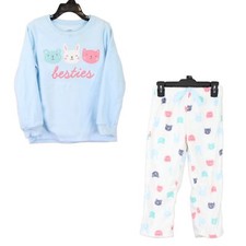 Carter's Big Girls' 2-Piece Pajama / Sleep Set, size 5, Blue / White