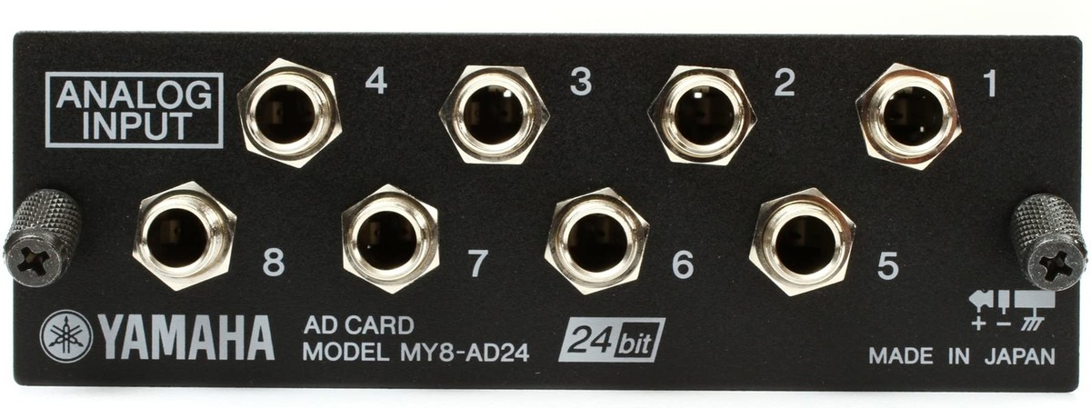 Yamaha MY8-AD24 8-Channel Analog Input Card | eBay
