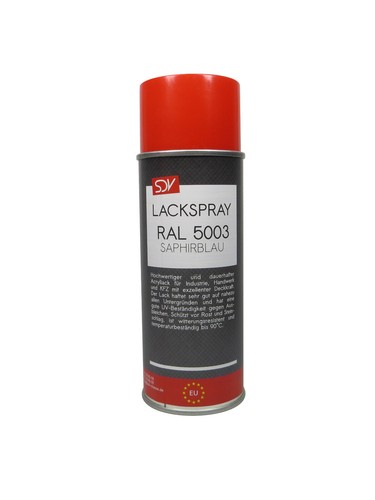 TRISTARcolor Spraydose RAL 5003 Saphirblau – 2x400ml, Glänzend, Schnelltrocknend, Made In Germany