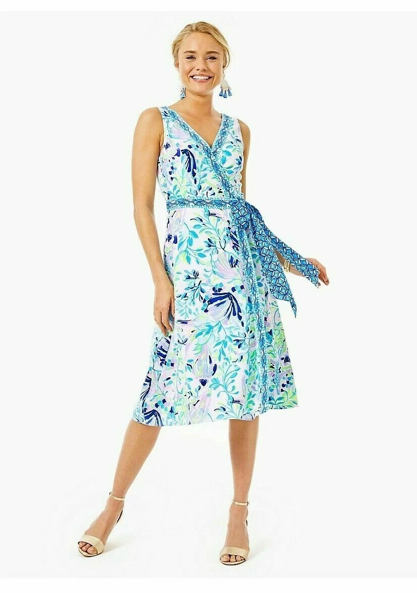 Lilly pulitzer wrap dress hotsell