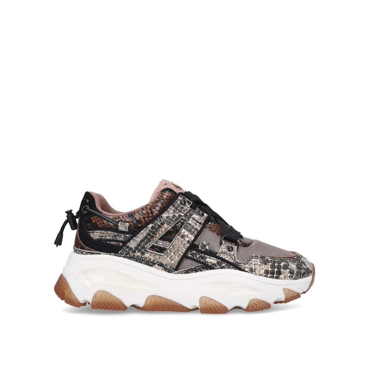 Lettie Snake Print Studded Chunky Sneakers Kurt Geiger London