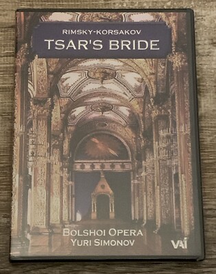Tsar's Bride (DVD) Rimsky-Korsakov - Bolshoi Opera - Yuri Simonov - New/Sealed