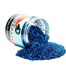 6oz Royal Flush 0.015 Blue Metal Flake - Solvent Resistant Glitter