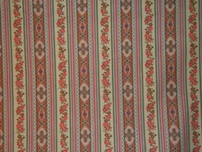 Kravet Couture, Pierre Deux Collection, Gatsby, Floral Stripe, BTY, Color Flame