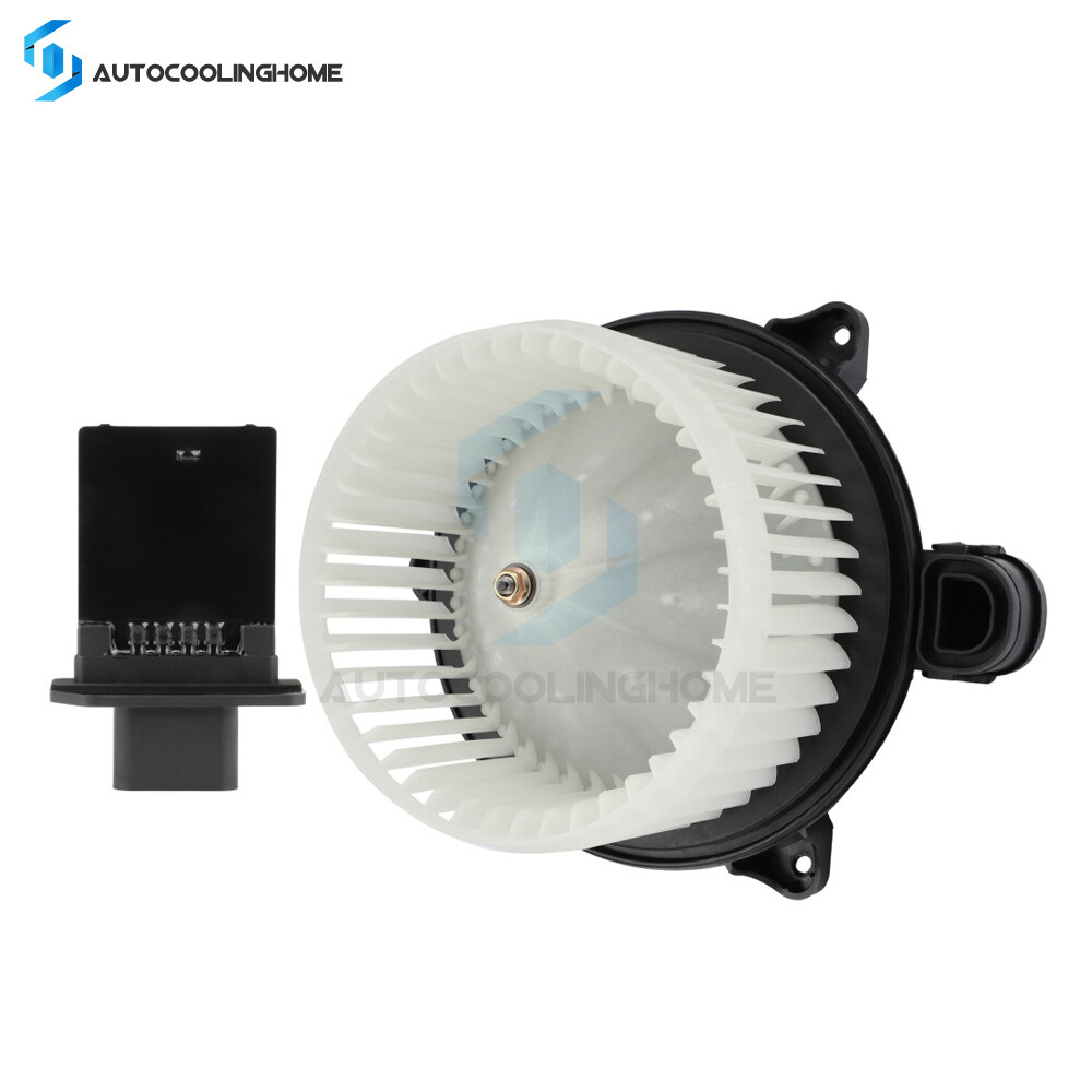 Front HVAC Heater Blower Motor with Fan Cage Resistor For 2011