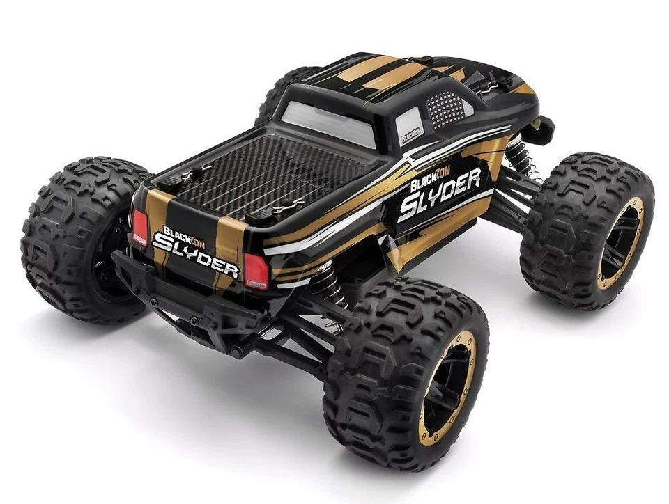 Blackzon Slyder MT 1/16 4WD Electric Monster Truck - Gold BZN540101 - Image 2 of 4