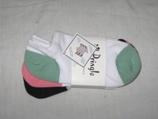 BNWT PRINGLE  Ladies Tipped Low Cut  Trainer Socks    3 Pairs   White   GPB