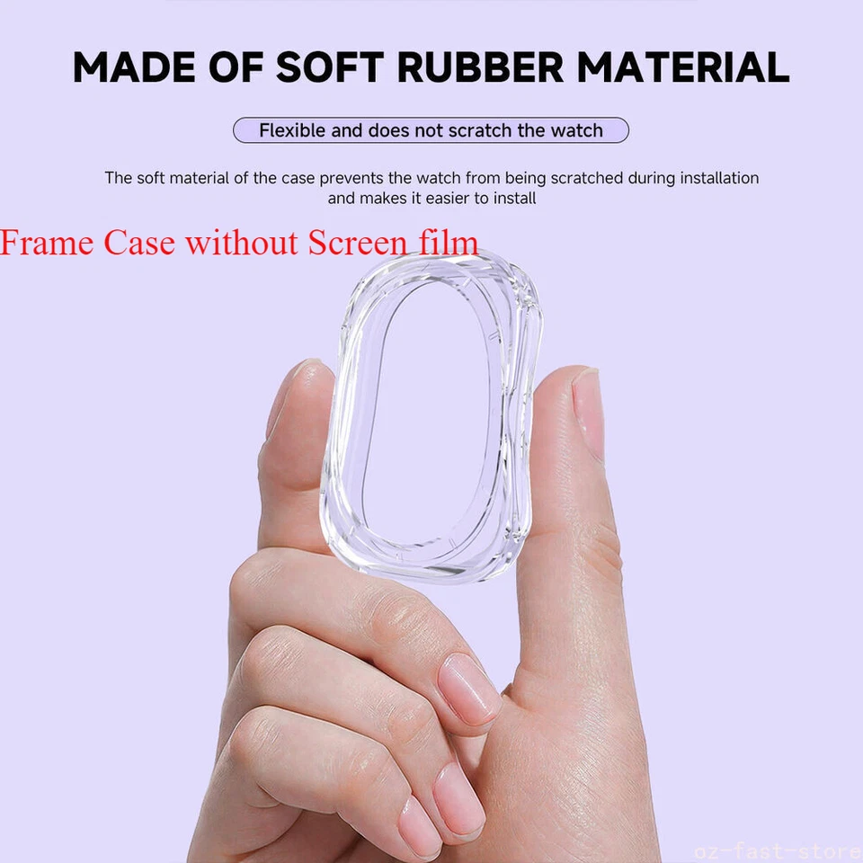 TPU Soft Screen Protector Bumper Case Cover For Samsung Galaxy Watch 7 Ultra 47m - Image 2 of 4