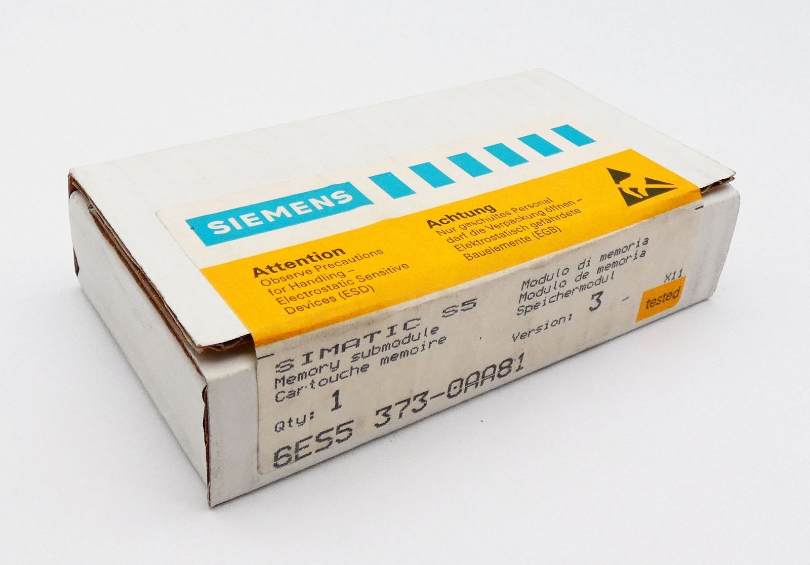 Siemens SIMATIC S5 6ES5373-0AA81 6ES5 373-0AA81E:03 Memory Module -sealed-