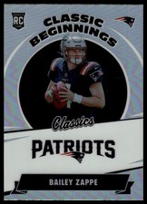 2022 Panini Classics Bailey Zappe #CB-21 Classic Beginnings Silver