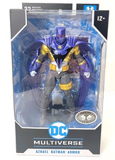 McFarlane DC Azrael Batman Armor 7    Action Figure Platinum Blue Knightsend NEW
