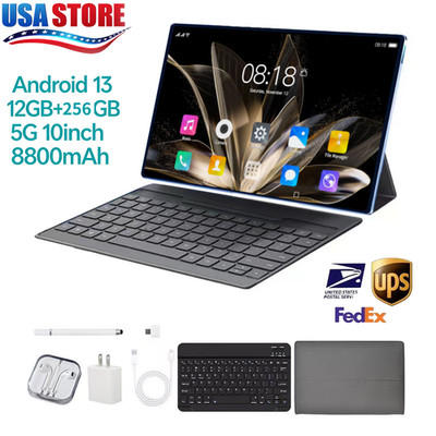 Android 13 Tablet 10.1 inch 5G Tablet 12GB+256GB 8800mAh Octa-Core WiFi Tablet