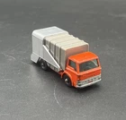 Vintage Matchbox Series No7 Refuse Truck Orange Grey Made in England Lesney