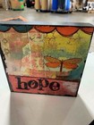 Wall Decor HOPE Dragonfly Design