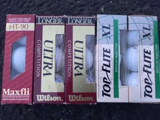 Vintage Golf Ball Lot 90s Wilson  Maxfli HT-90 Top Elite