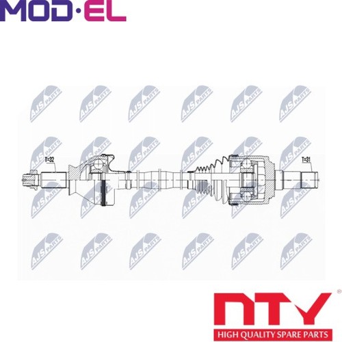 DRIVE SHAFT NPW-MA-004 FOR MASERATI GHIBLIIII/QUATTROPORTEVI M156B/156D 3.0L