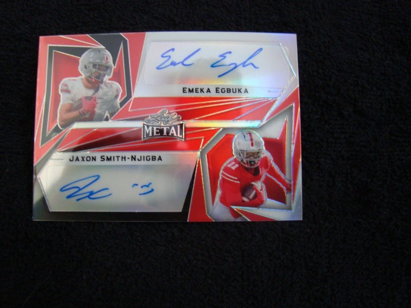 2023 LEAF METAL EMEKA EGBUKA/JAXON SMITH-NJIGBA DUAL AUTO 1 OF 1 ...OHIO ST