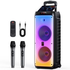 Home Bluetooth Party Speaker 3D Stereo Sound TWS Powerful Subwoofer 4 Connceting