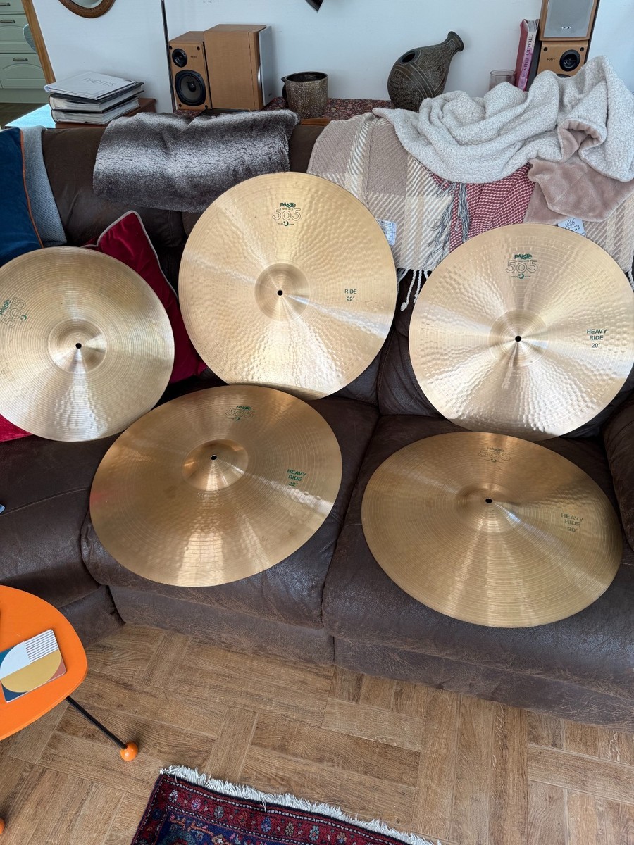 Paiste 505 Green Label Cymbals. Ride, Crash, China. 20 18 16 | eBay