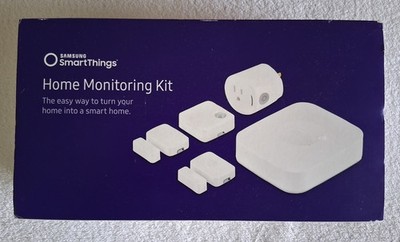 Samsung SmartThings Home Monitoring Kit Smart Hub/ Motion/Window Sensors/ Outlet