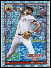 Chase Burns  Topps Series 1 - 1991 Topps Chrome Silver Pack Mojo #91C-38