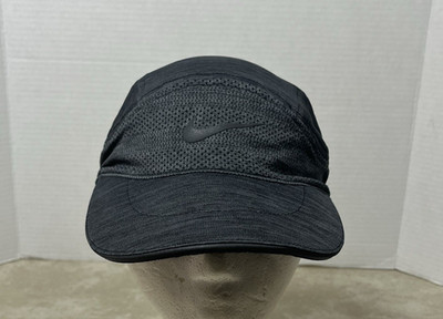 Nike Tailwind 5 Panel Gray Running Hat Cap Adjustable
