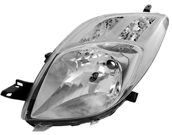 Scheinwerfer Links FüR Toyota Yaris P9 2005-2009 H4 Halogen + LWR Stellmotor-image