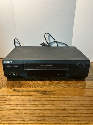 Sony SLV-N51 4-Head Hi-Fi Stereo VHS VCR Video Cassette Recorder TESTED WORKS