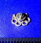 Vintage 1960 USA Olympic Team Lapel Pin Olympic Rings Logo Gold Tone — photo 3