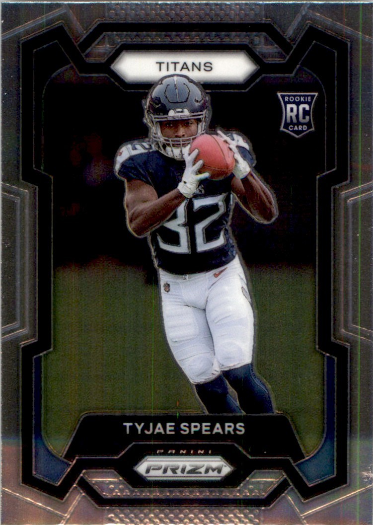 Tyjae Spears 2023 Panini Prizm Rookie RC #396 Tennessee Titans