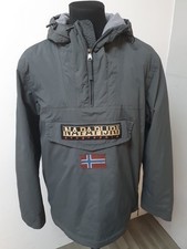 Vintage Napapijri Rainforest Winter Coat Size L With Tapered Seams