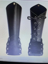 Leather Arm Guards-New-Black-Cos Play