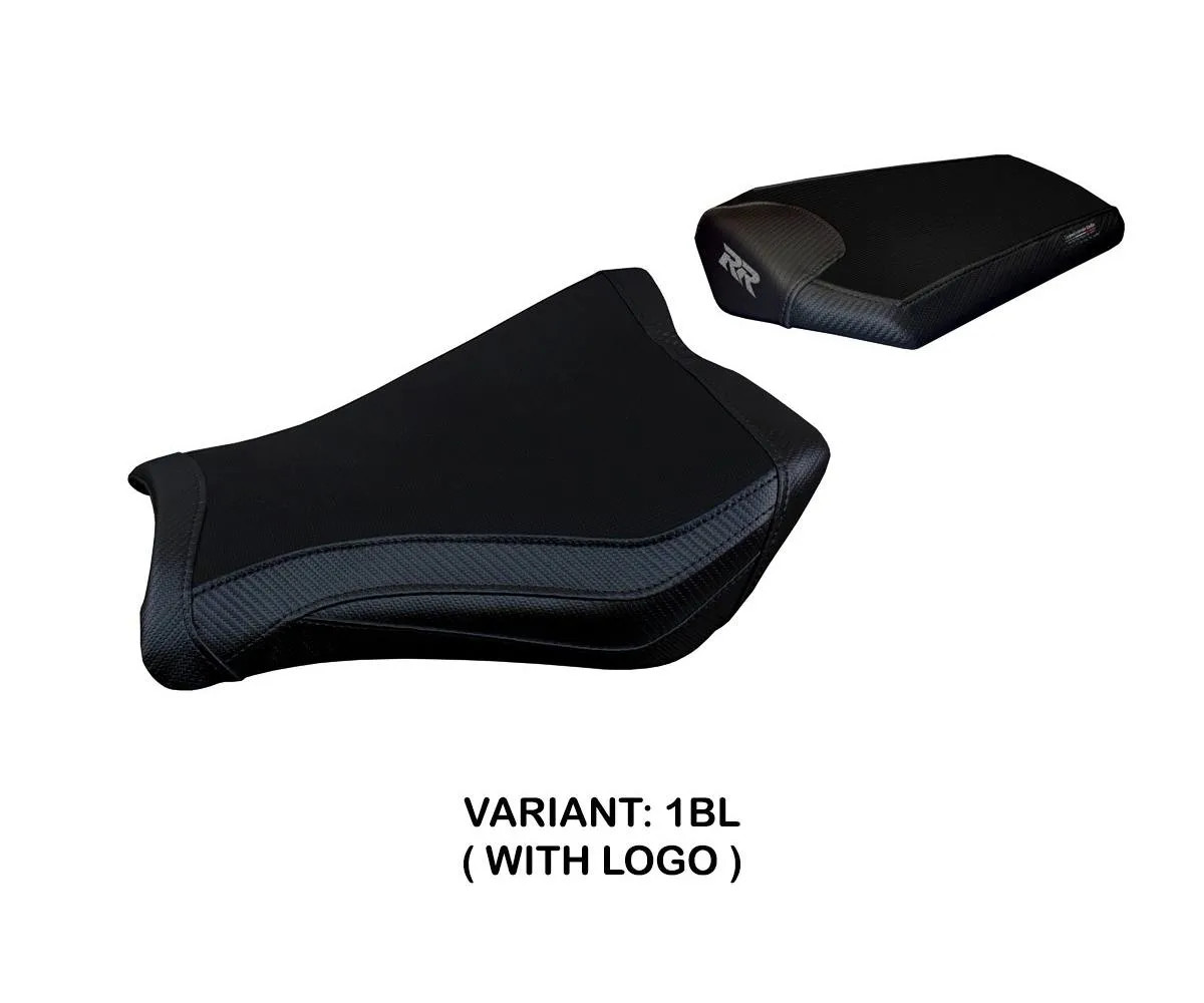 Seat cover Janela Black BL + logo Tpz compatible HONDA CBR 1000 RR 2008 2011