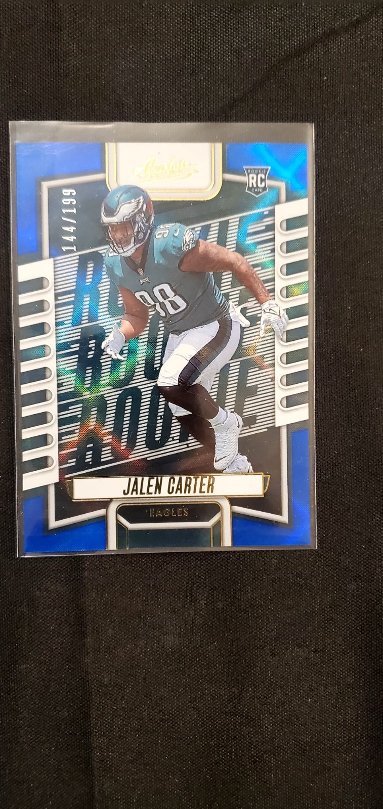 2023 Panini Absolute - Rookies Jalen Carter #107 Blue Diamonds /199 (RC) E