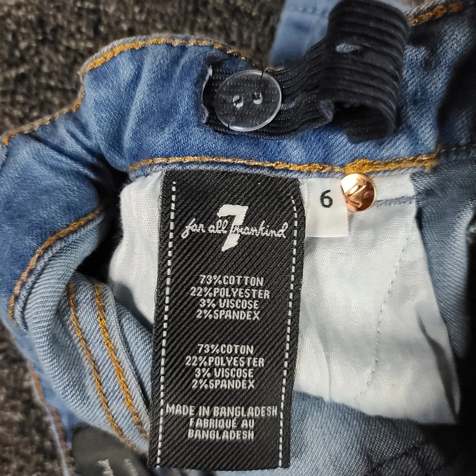 Lote de 6 pantalones cortos de mezclilla para niñas bermudas y sudaderas grises conjunto de verano de dos piezas Foto 2 de 4