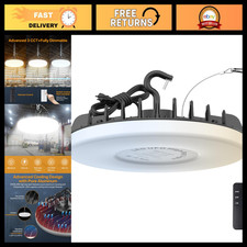 150W UFO LED High Bay Light - 3 CCT Adjustable, Energy-Efficient Shop Lighting