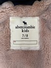 Abercrombie Kids Winter Coat Girls Size 7/8 Blue With Pink Lining Faux Fur Hood — photo 5