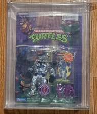 TMNT Robotic Bebop with Card Playmates 1994 AFA 85 HIGHEST GRADED