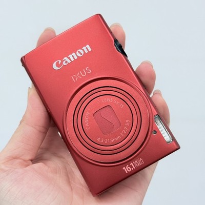 Canon Powershot ELPH IXUS 125 HS/IXY 220F CMOS Sensor Red Camera English