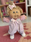 2004 Cabbage Patch Kid, Play Along, Blonde, Blue Eyes, Teeth, Outfit, VGC