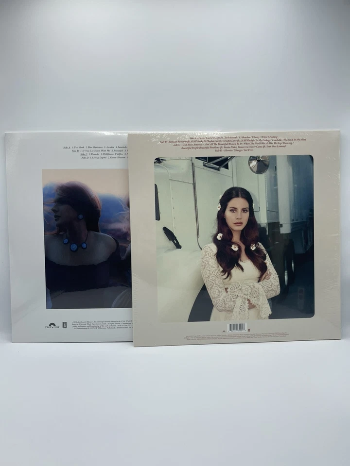 NEW Lana Del Rey Yellow BLUE BANISTERS AND Coke Green LUST FOR LIFE Color VINYL - Imagem 2 de 4