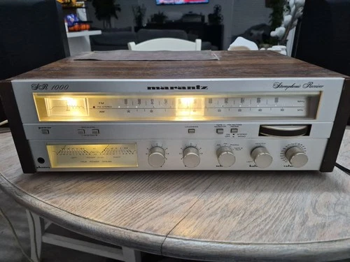 WORKING..VINTAGE MARANTZ SR 1000 NEW LIGHTS/ SERVICED