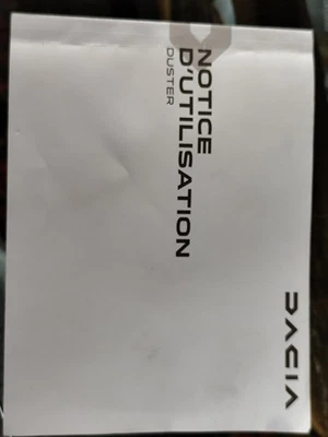 Bedienungsanleitung für Dacia Duster II Notice D'Utilisation Französisch - Bild 1 von 2