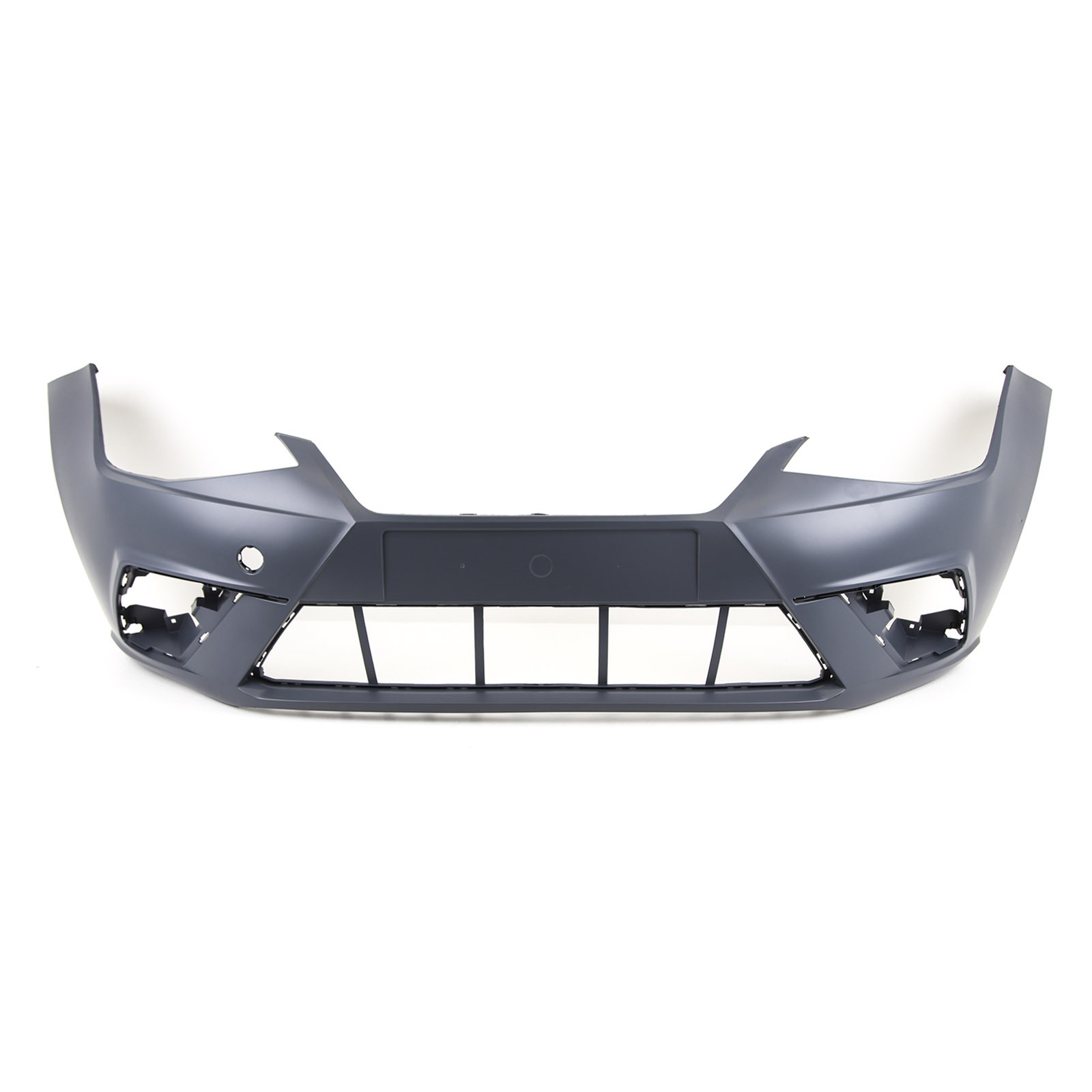 For Seat Ibiza 2017- Front Bumper Without PDC & Washer Holes Primed Brand New