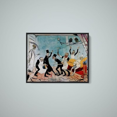 James Ensor - The Bad Doctors - Art Print on Paper or Canvas