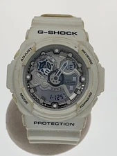 CASIO G-SHOCK Analog Digital White Quartz Watch Excellent JAPAN