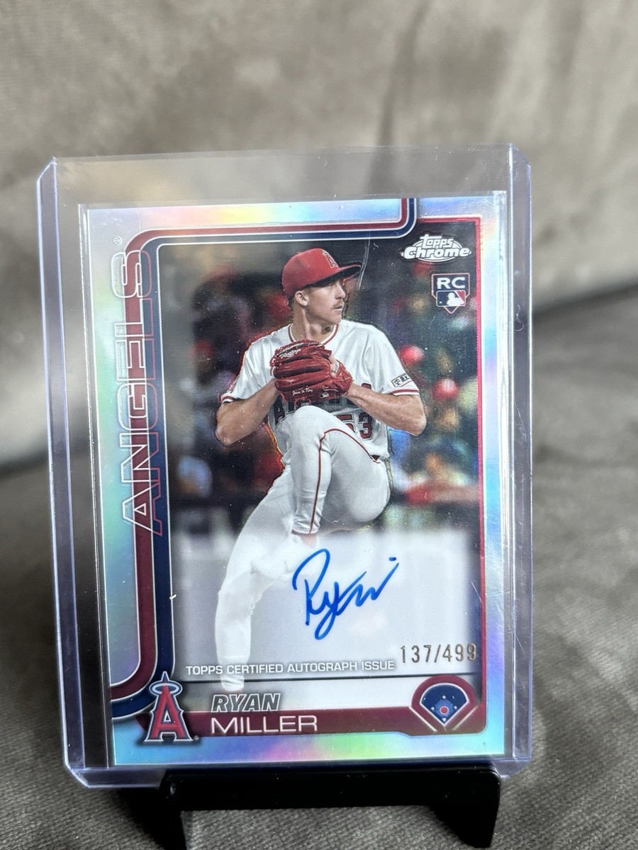 2025 Topps Chrome Ryan Miller Rookie Auto Refractor /499 (RC) #RA 