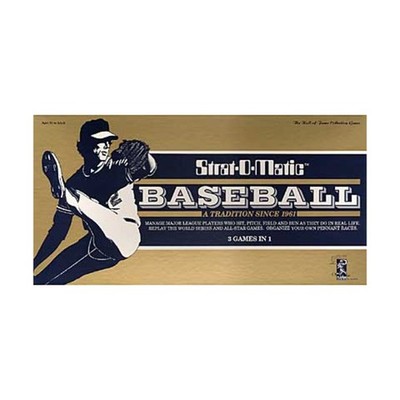 Strat-O-Matic Boardgame Baseball (1995 Ed w/2005 Complete Season) Box VG+/EX